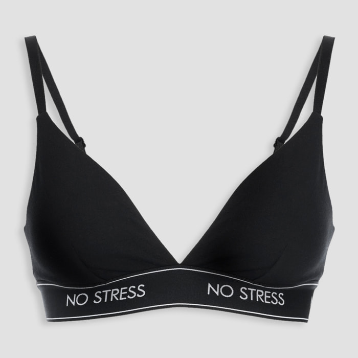 Bralette no stress cotone organico