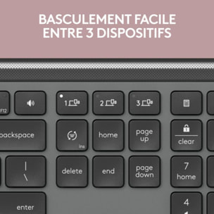 Clavier sans fil LOGITECH Signature Slim K950 Bluetooth - Graphite
