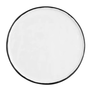 Assiette PURE Ø16,5cm - 4 pièces - Blanc Neige