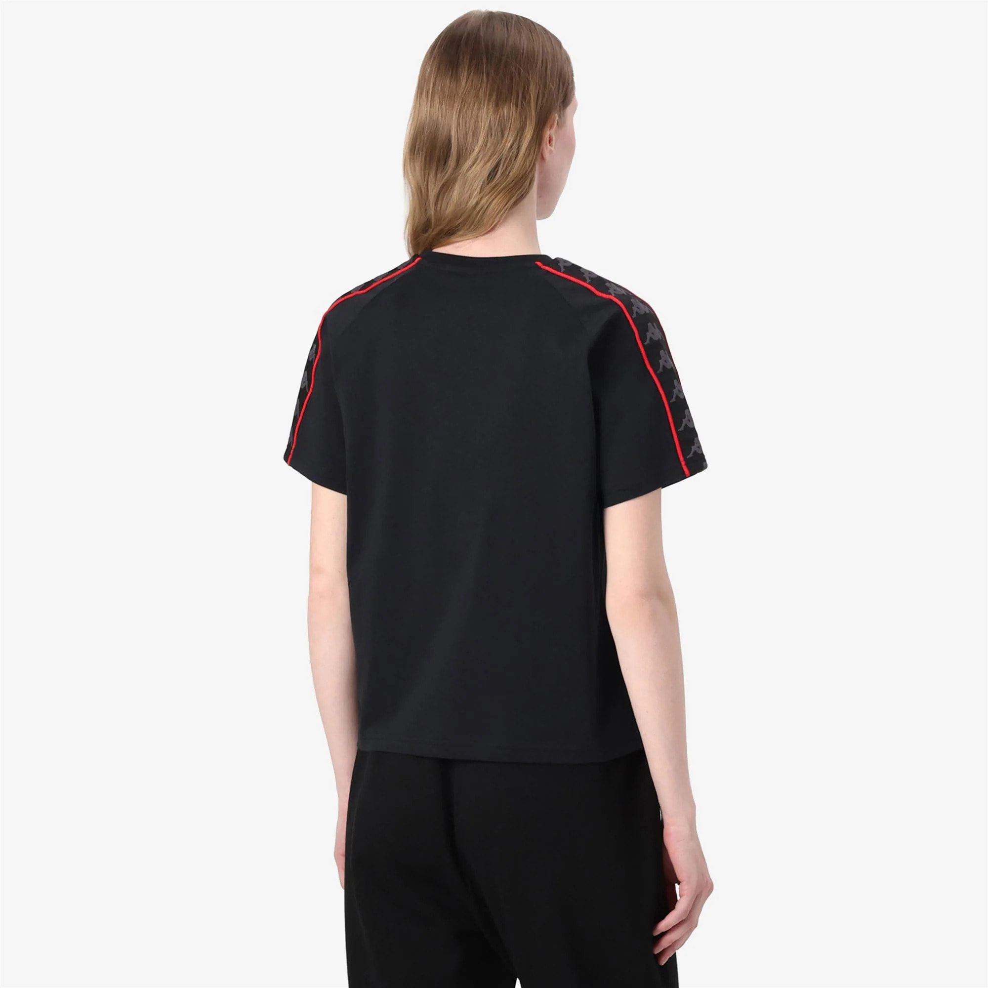 Kappa - T-Shirts & Top Donna Nero - 222 Banda Adi