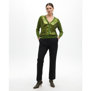 Cardigan con paillettes