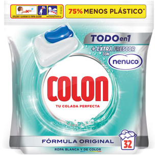 Colon Nenuco Detergente para la lavadora - 64 cápsulas (2x32)