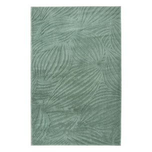 Tapis fausse fourrure Onina vert Kaki 90x60cm