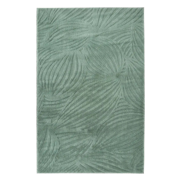 Tapis fausse fourrure Onina vert Kaki 90x60cm
