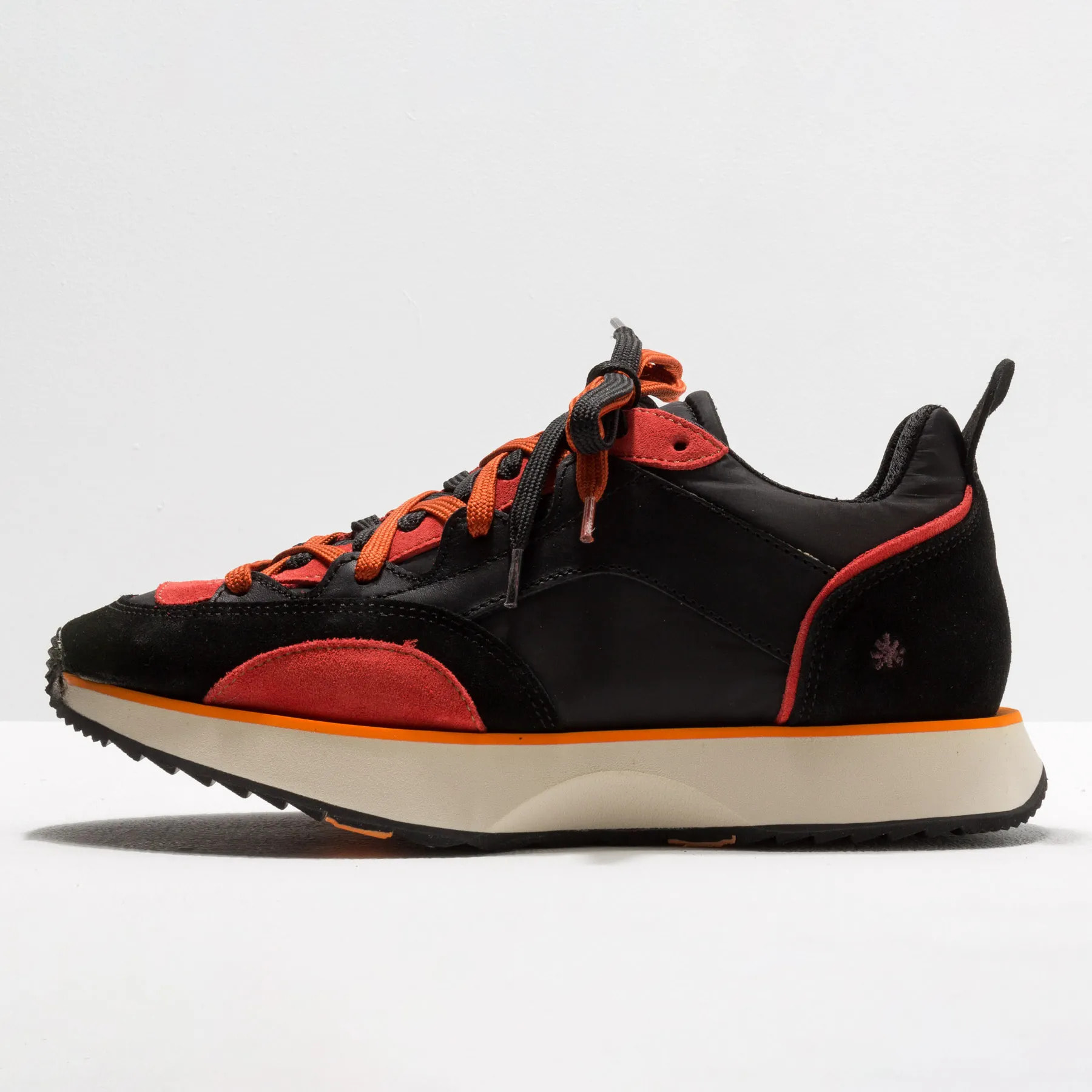 Zapatos 1781 MULTI LEATHER BLACK-ORANGE/TURIN color Black-orange