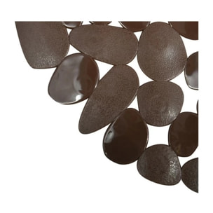 Tapis Fond de baignoire PVC GALETS Chocolat MSV