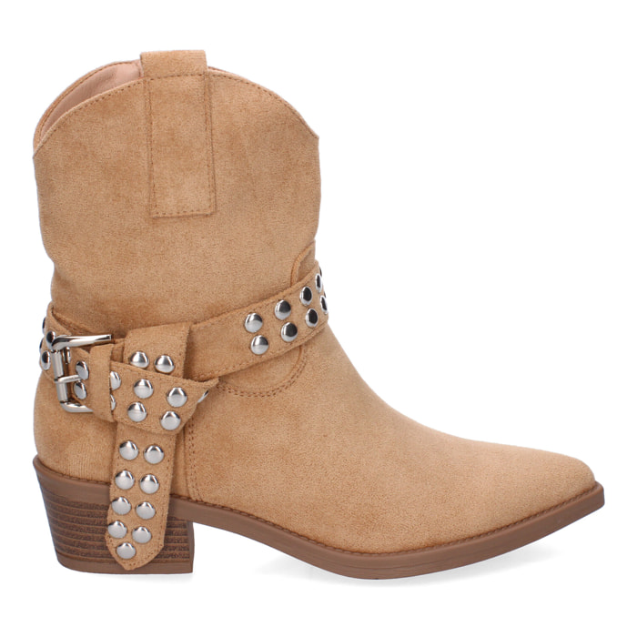 Botín de Tacón para Mujer Estilo Campero, Comodas y Elegantes