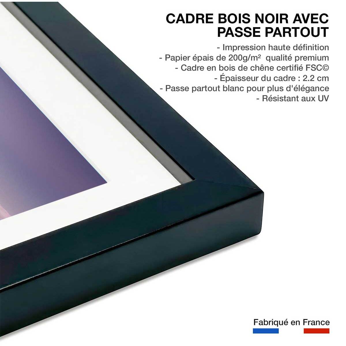 Poster mont ve?ký rozsutec Affiche sous cadre noir