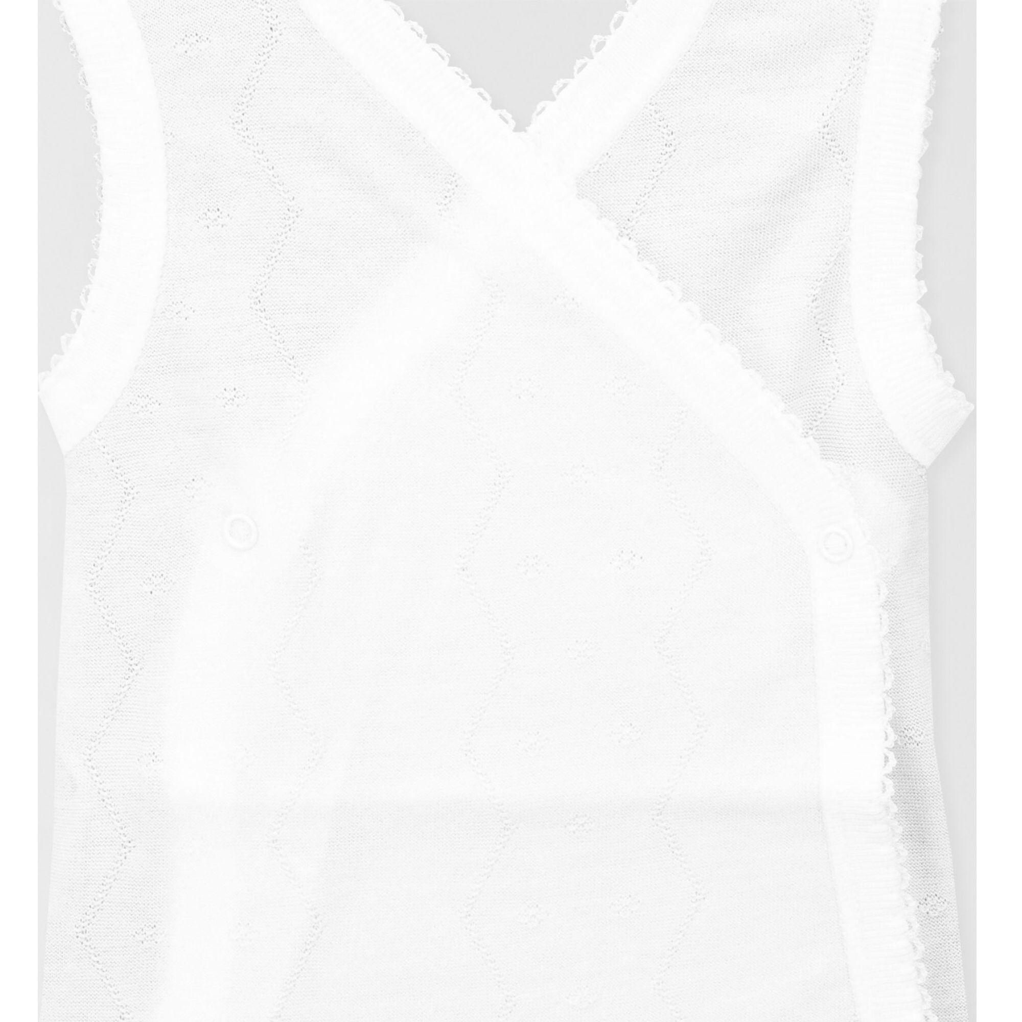 Body cruzado bebé sin mangas algodón