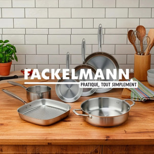 Poêle en inox 18/10 Triply Fackelmann Vita3