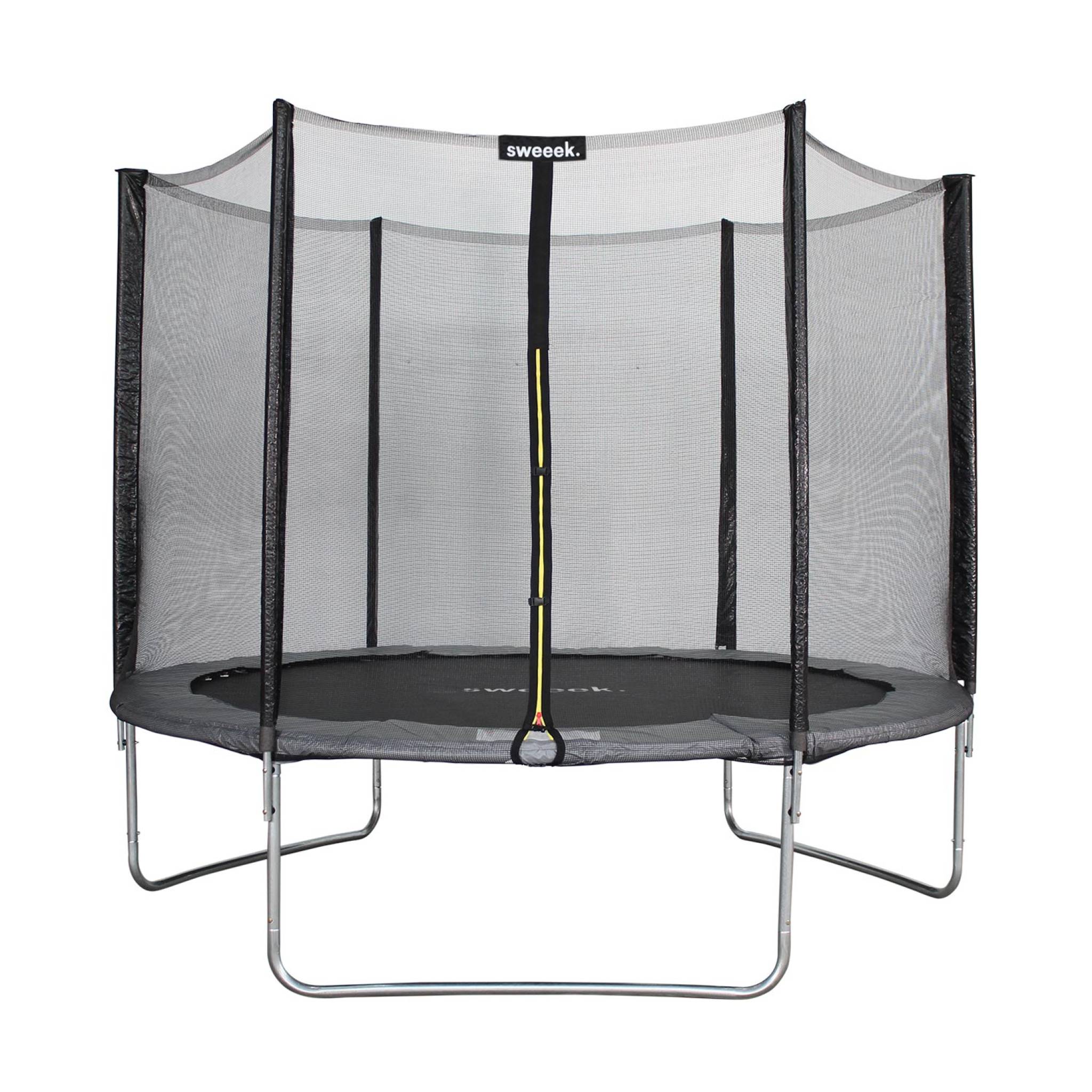 Trampoline rond Ø 305cm gris avec son filet de protection - Mars - Trampoline de jardin 3m 300 cm | Qualité PRO. | Normes EU