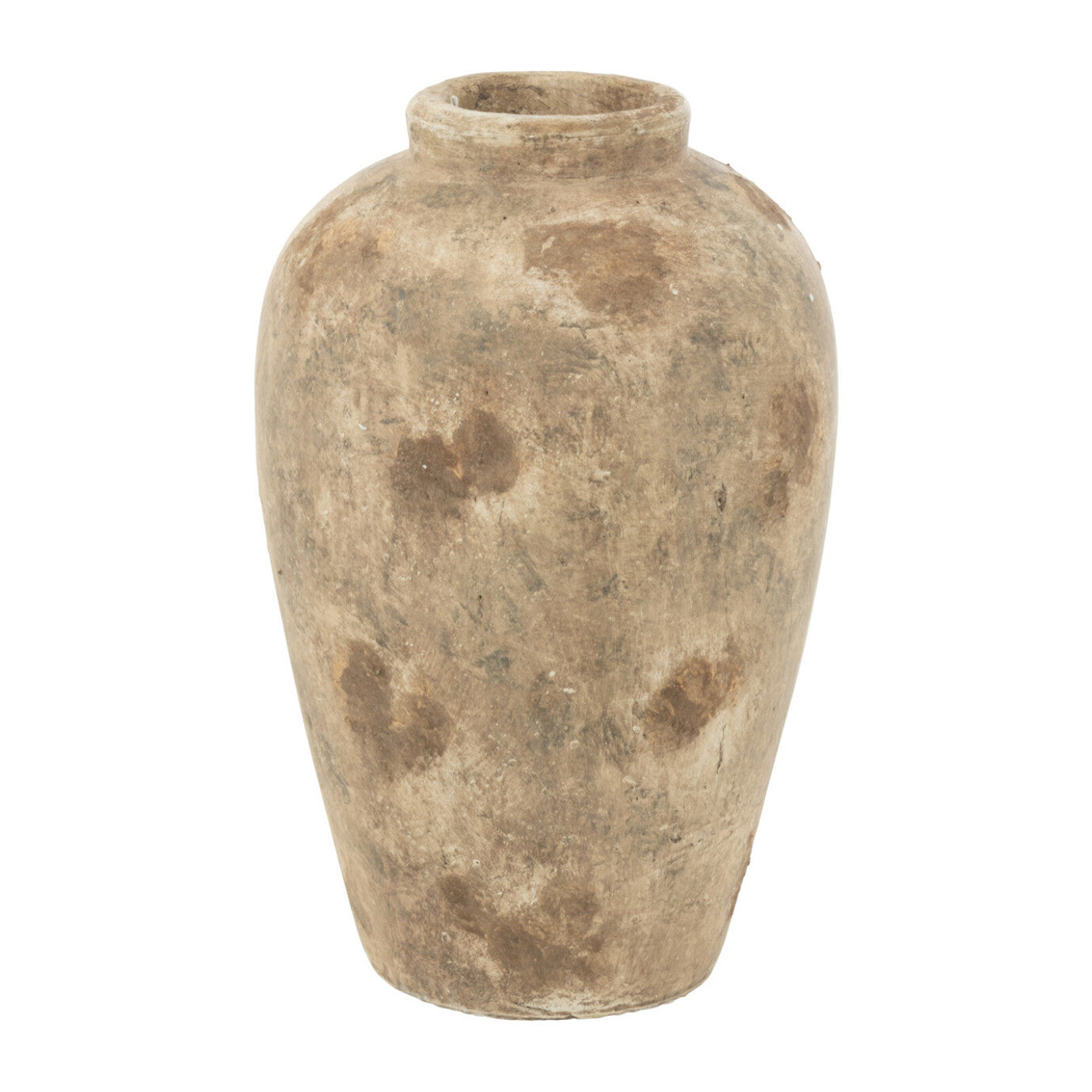 J-Line Vase Pot Antique Argile Beige Small