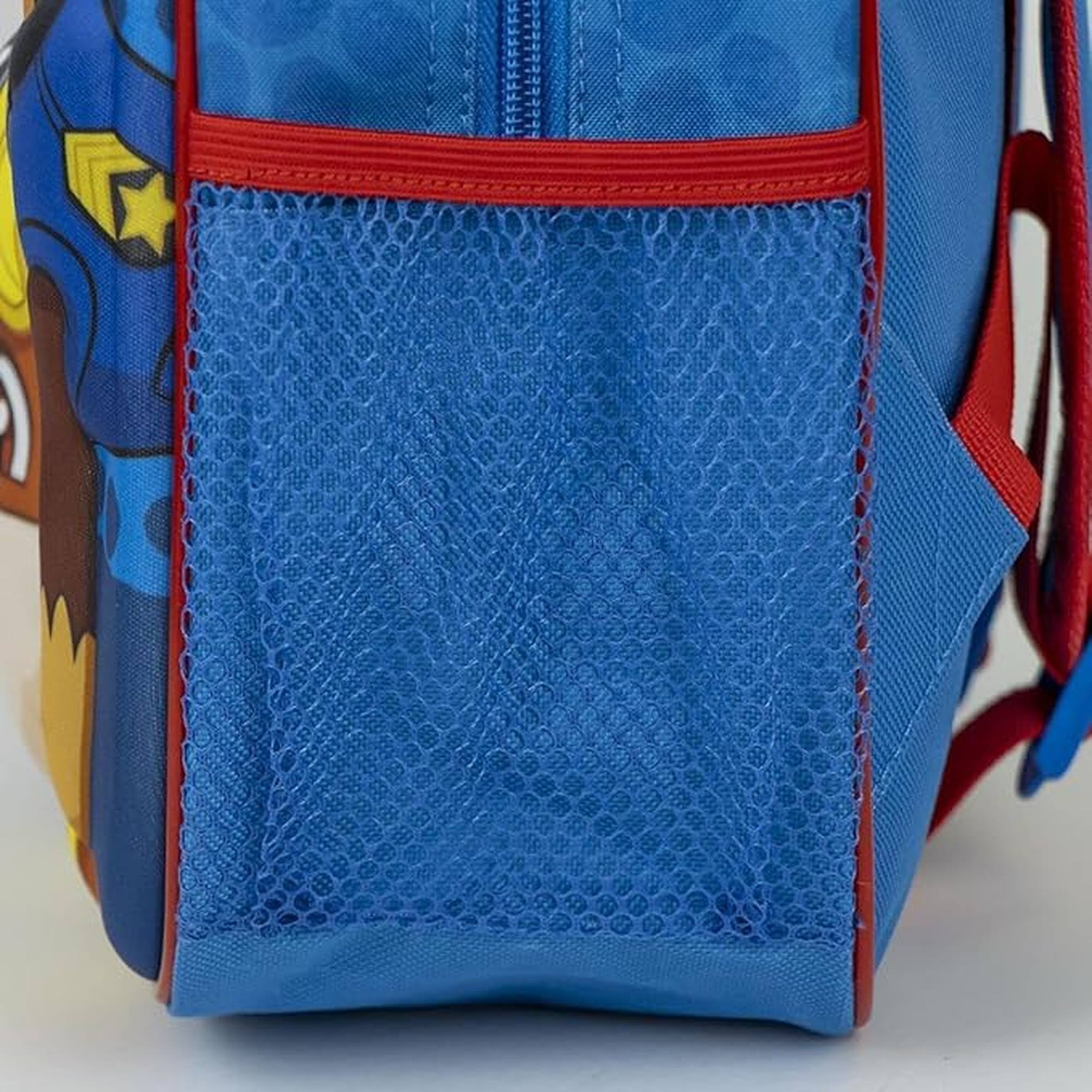 Paw patrol 3d, mochila infantil de la patrulla canina unisex niños, azul, pequeña