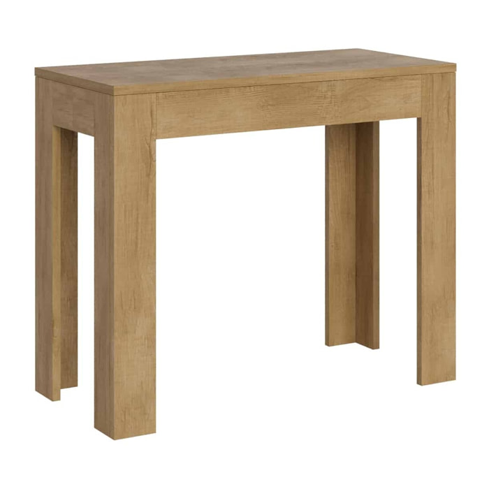 Consolle allungabile 90x42/198 cm Bora Small Quercia Natura