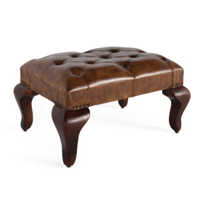 Banco de Madera de Acacia 61 Cm Estilo Vintage