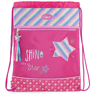 Mochila Skpat Shine Like A Star Fucsia