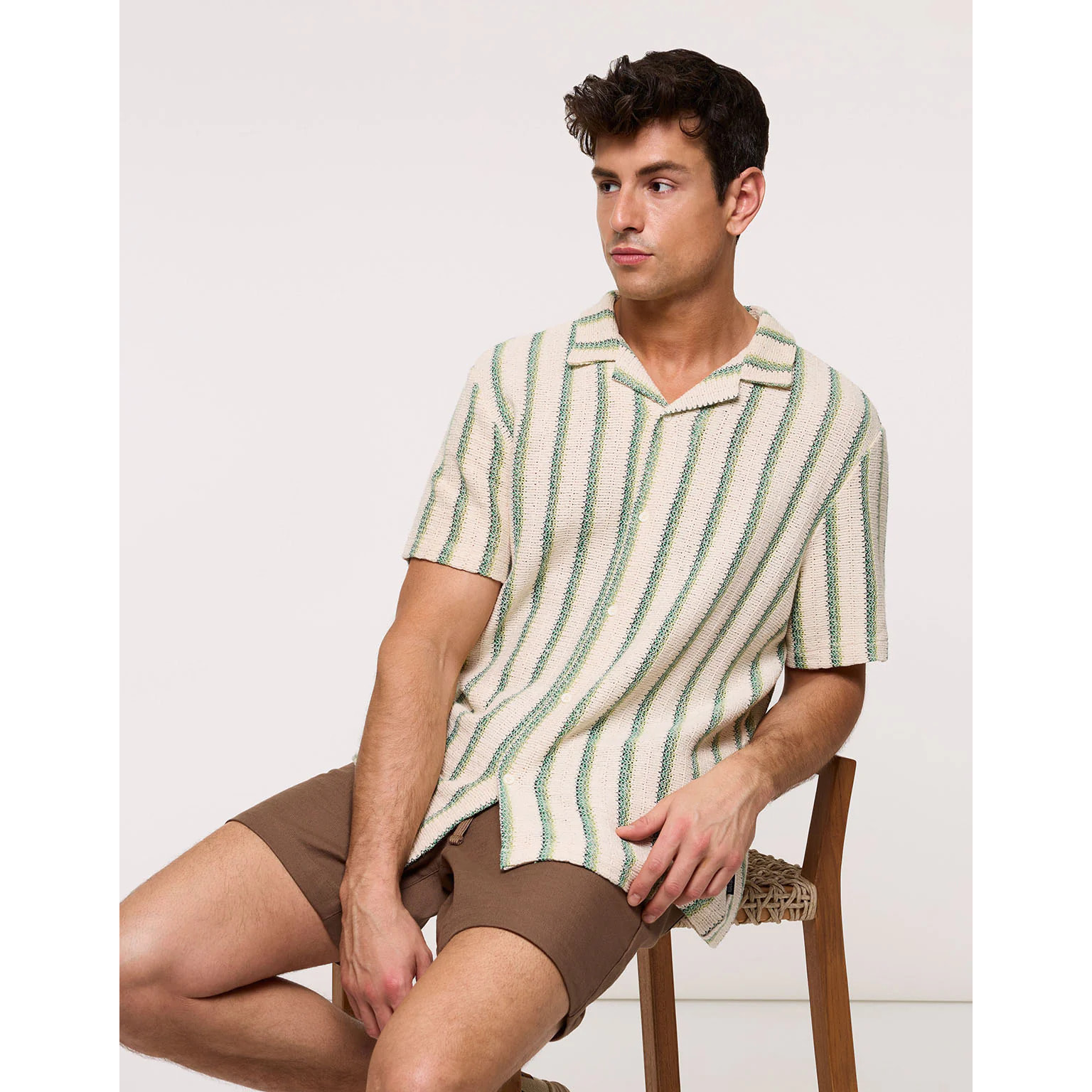 Camisa Manga Corta Verde - Nosara