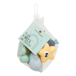 Jouet de bain enfant Orta 9,5x9,5x11cm bleu