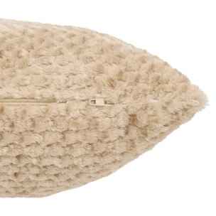 Coussin Lyno beige lin 40x40cm