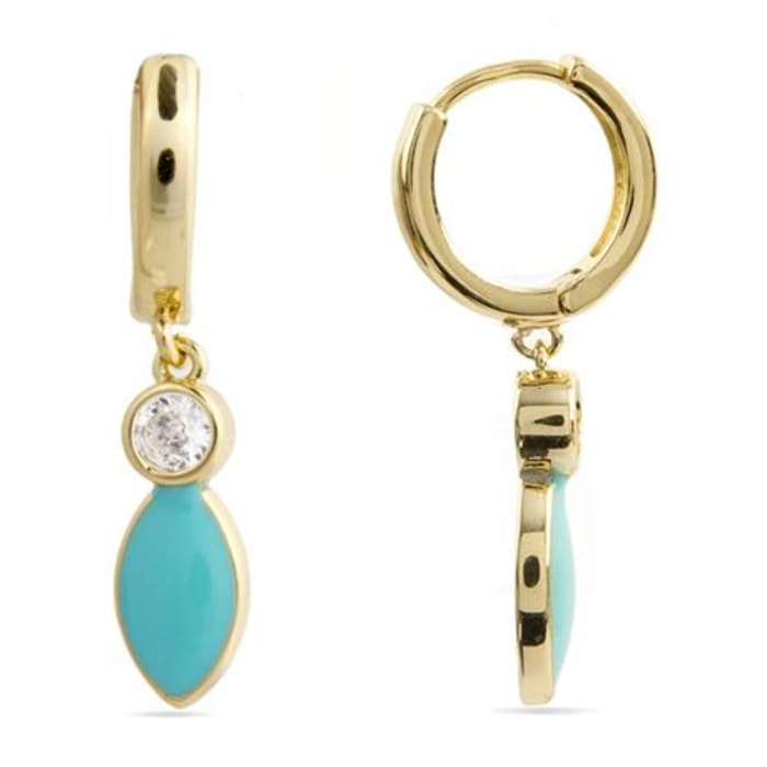 Pendientes Lux by Lux acabadoss en oro 18k