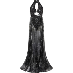 PHILIPP PLEIN Chiffon Long Dress Zodiac