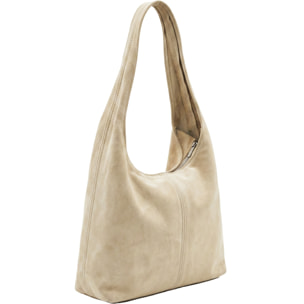 Borsa a mano da donna Made in Italy - Modello Valeria Chic - 100% pelle - 40.0 x 35.0 x 15.0 cm