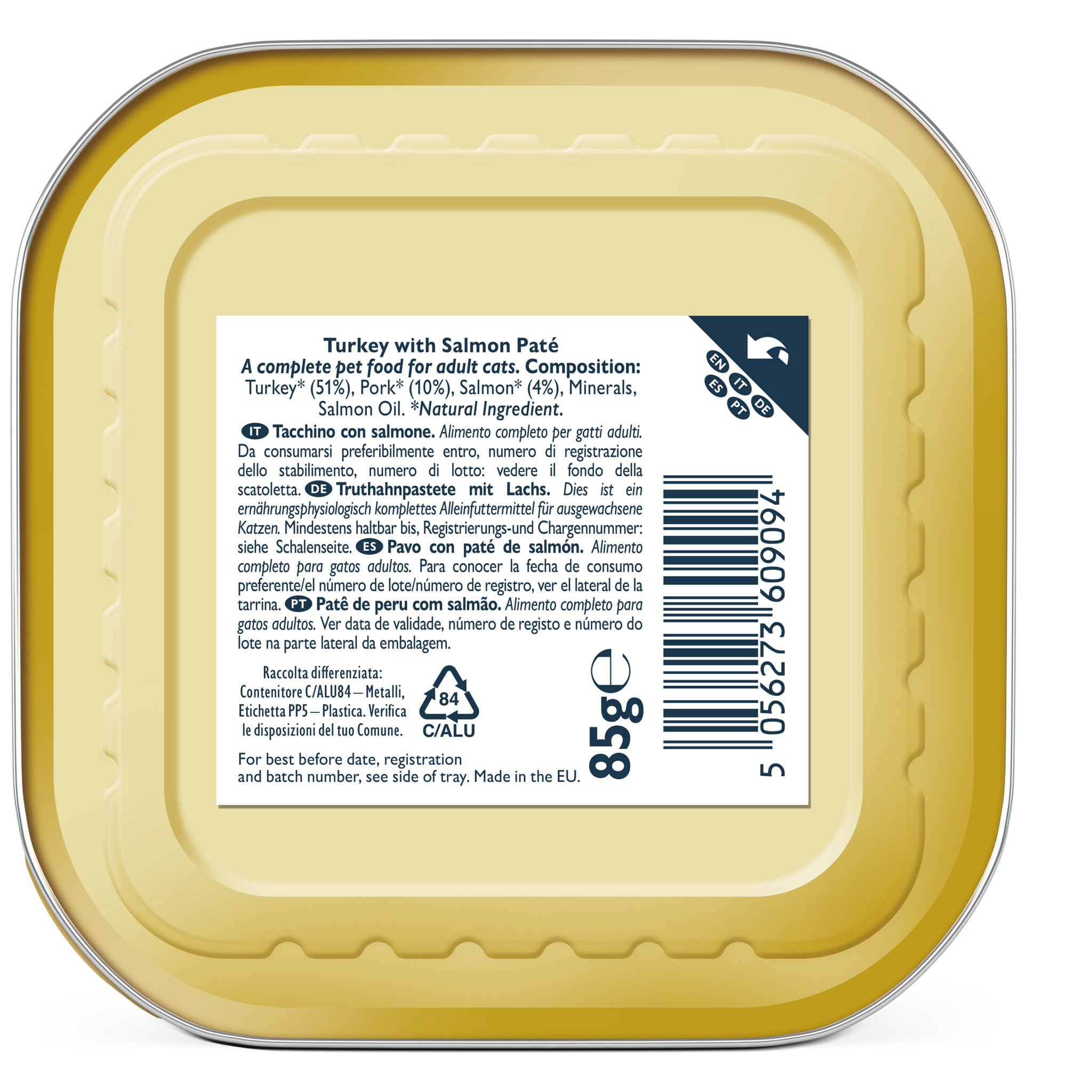 Lot de 19 - Lily’s Kitchen Délice de dinde jambon et cranberry pour chats 85 g