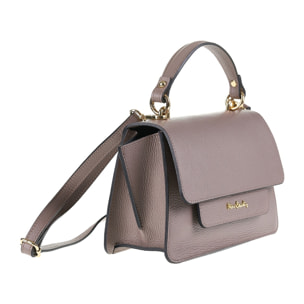 Borsa a mano da donna Made in Italy - Modello Elora Nova - 100% pelle - 23.5 x 15.0 x 10.0 cm