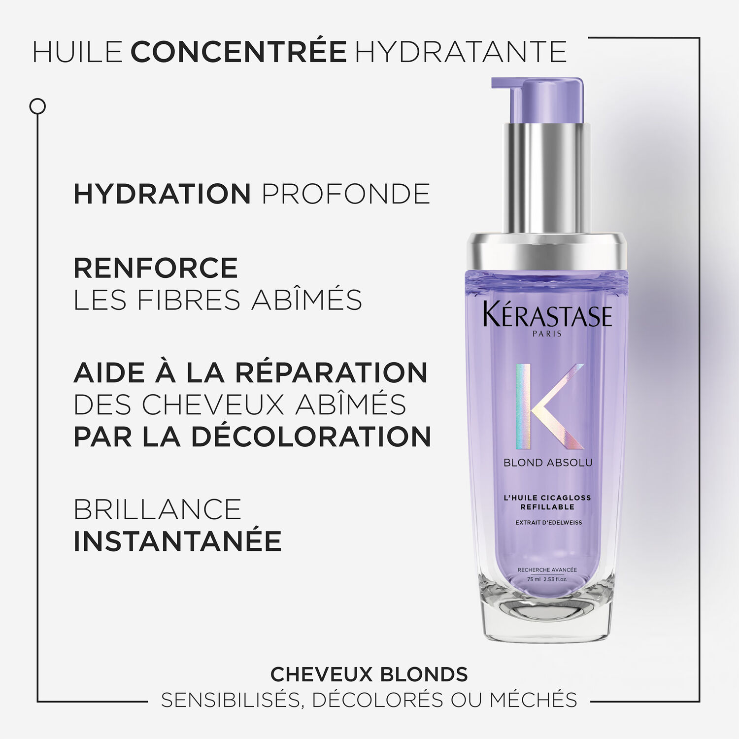 Blond Absolu - Huile Cicagloss Rechargeable