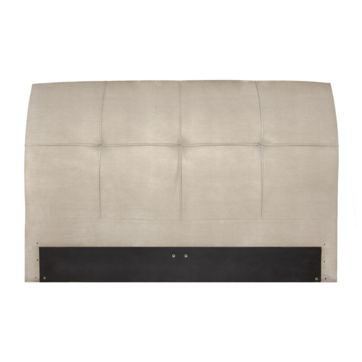 Lit Wallace Suédine beige : Sommier Déco, Confort et Design Exceptionnels