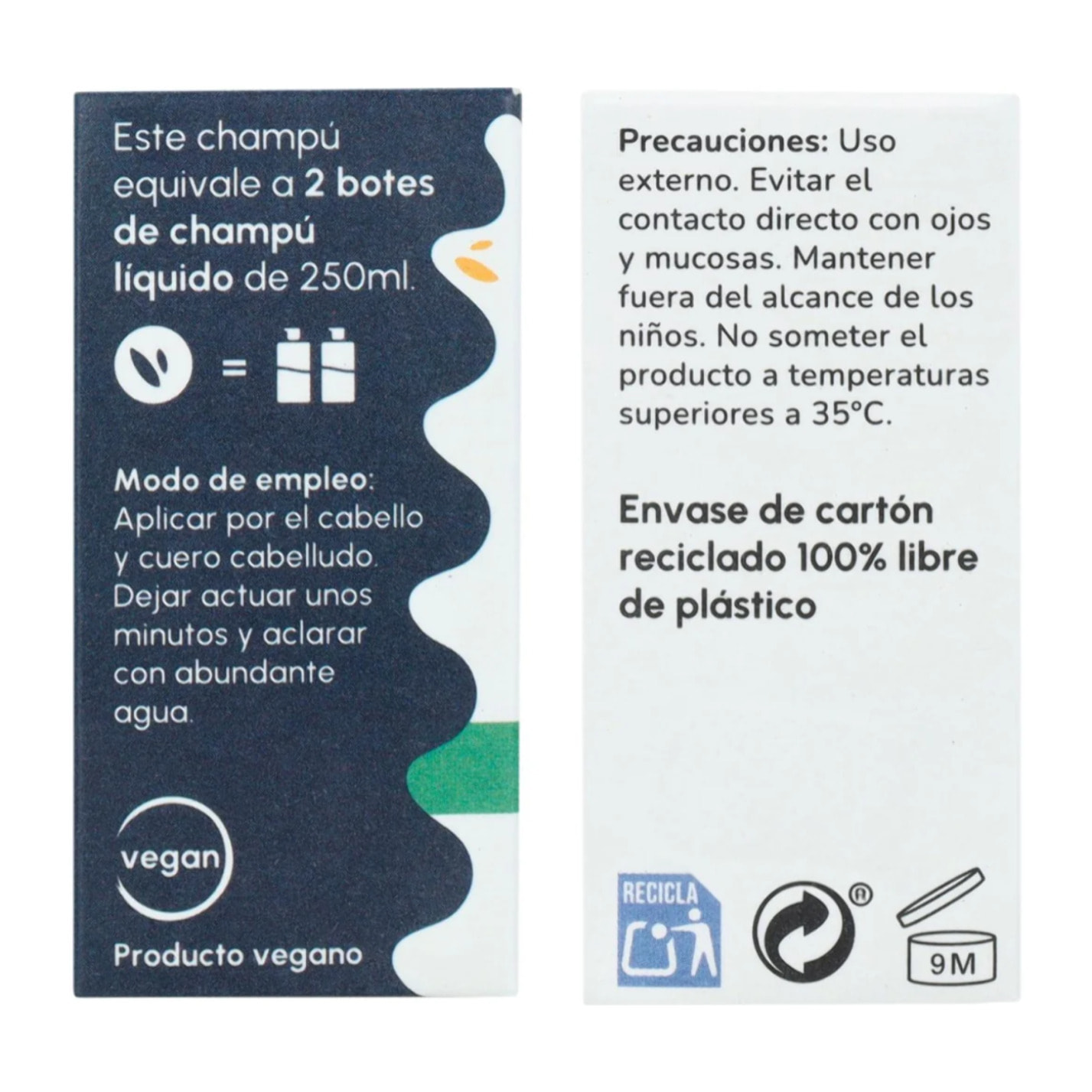 Champú sólido Método Curly con Proteína hidrolizada Planeta Huerto 85 gr