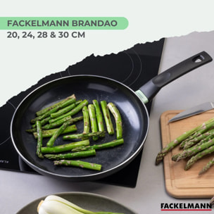 Set de 4 poêles antiadhésives céramique 20, 24, 28 et 30 cm Fackelmann Brandao