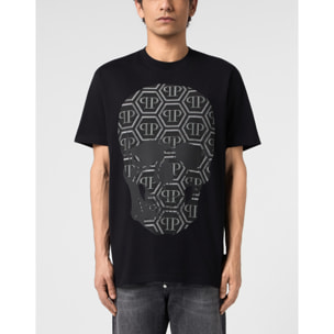 PHILIPP PLEIN Camiseta de cuello redondo y manga corta SKULL