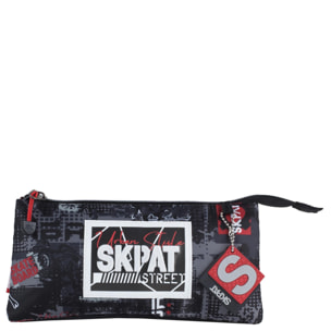 Estuche Escolar Skpat Urban Negro