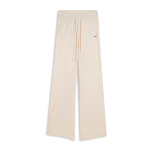 Pantalone donna wide leg in tricot