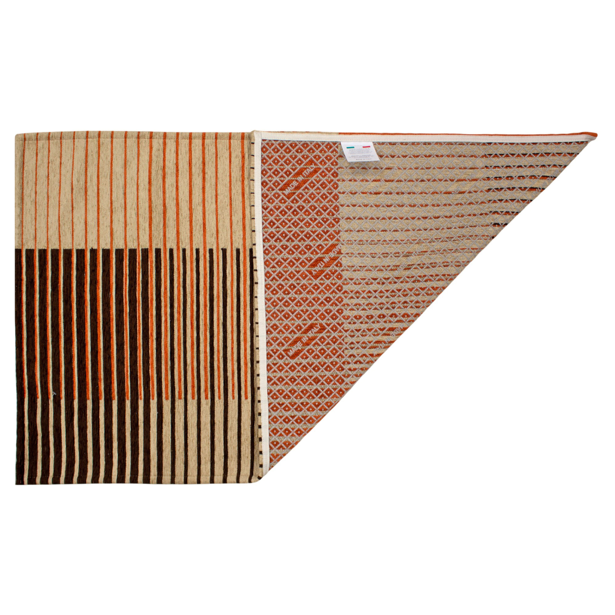 Tappeto arrredo Neon ruggine CON FONDO ANTISCIVOLO