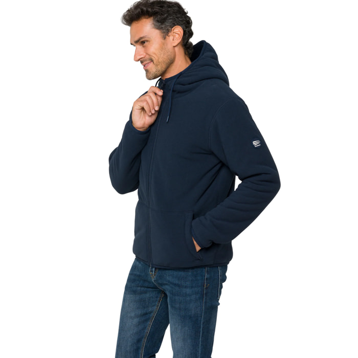 Chaqueta BLIZZARD acolchada de sudadera Azul marino