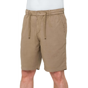 Bermuda in lino Sandbar Khaki