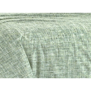 Copripiumino 100% Cotone Disegno Canva Verde