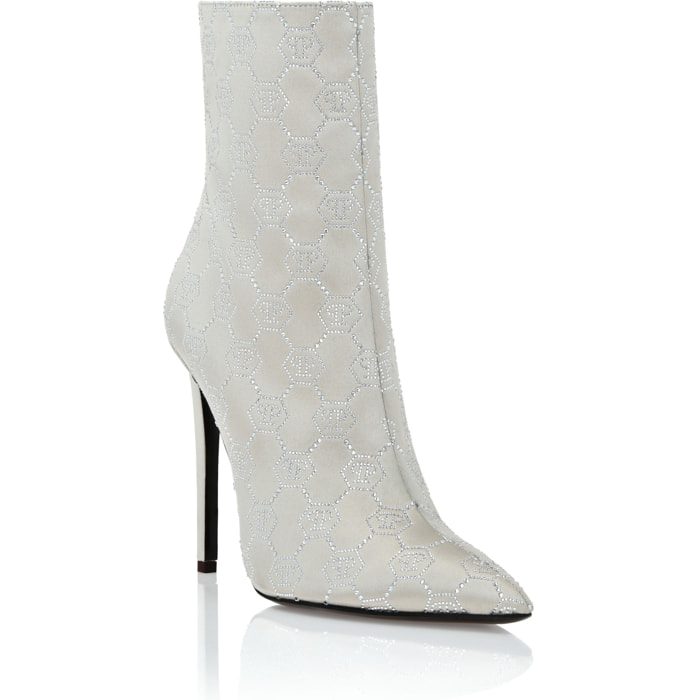 PHILIPP PLEIN Boots High Heels Mid MONOGRAM