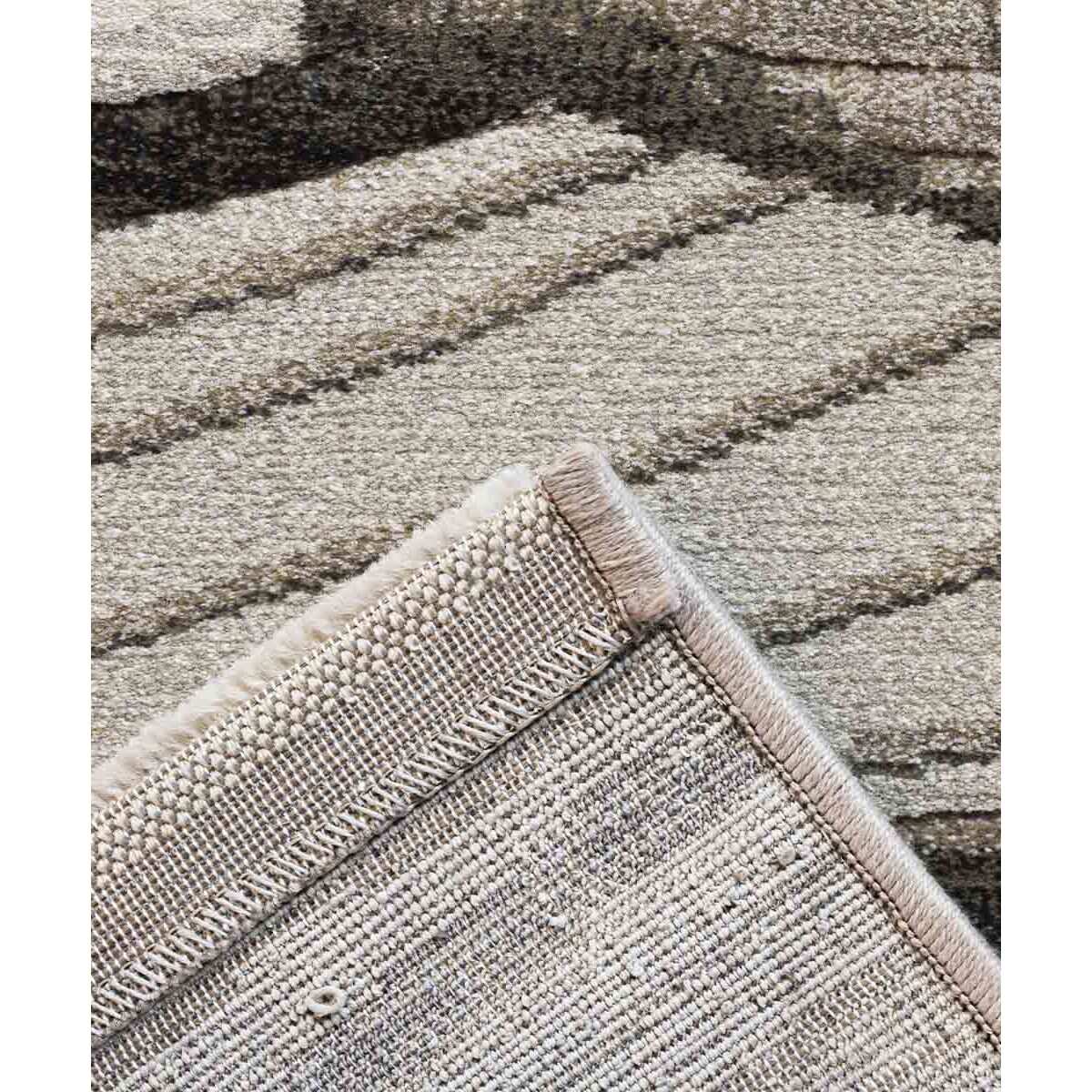 Tappeto Disegno Astratto Beige Nocciola