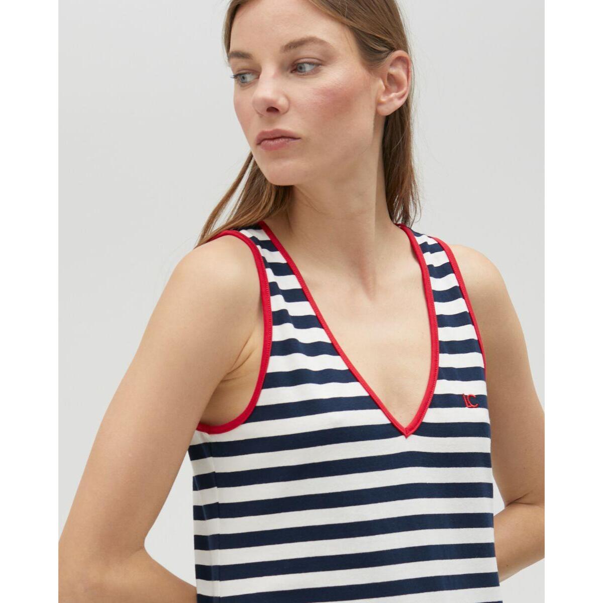 Abito a righe con dettagli di rifinitura edizione AM