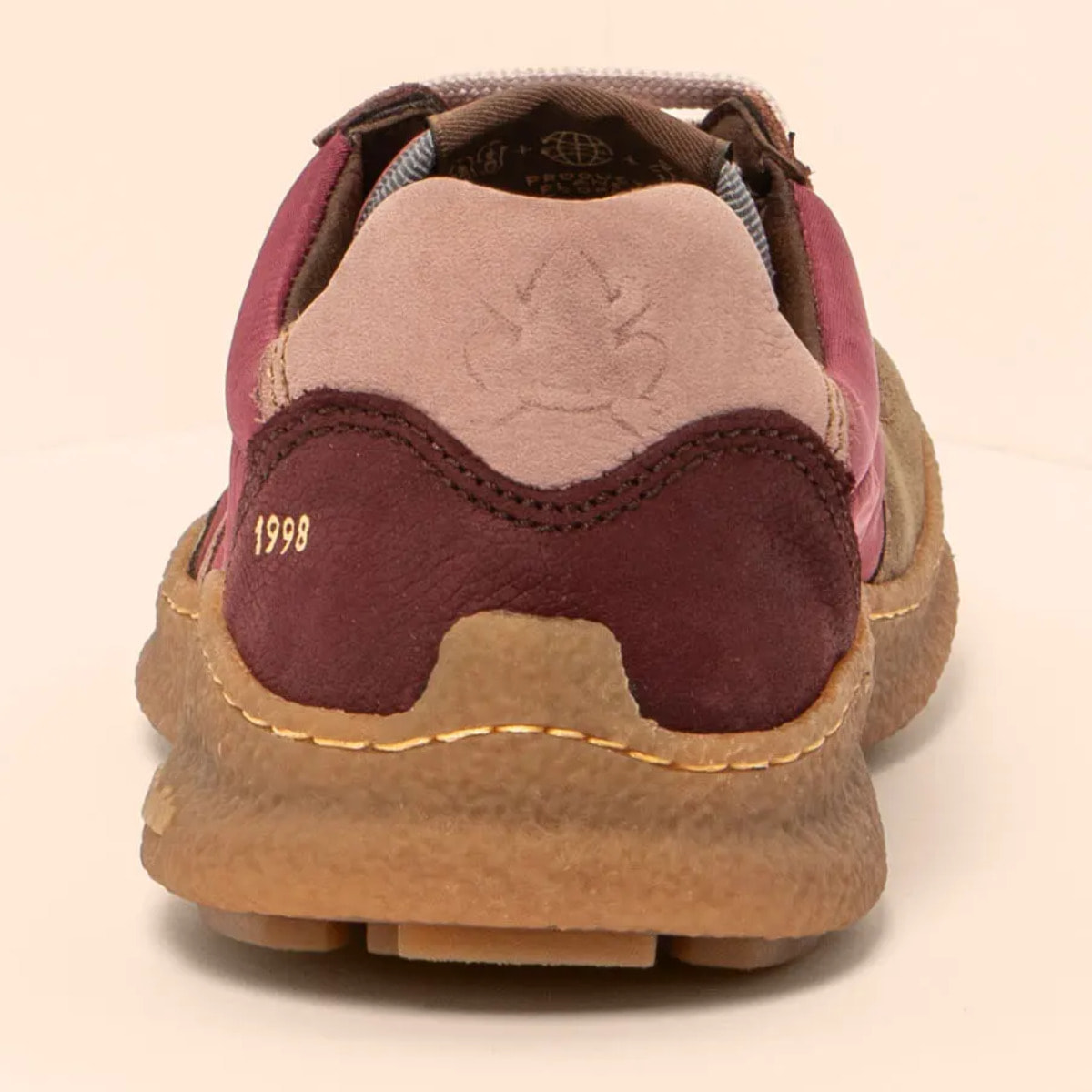 Zapatos N5435A MULTI MATERIAL WINE/OROEL color Wine