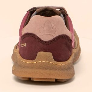 Zapatos N5435A MULTI MATERIAL WINE/OROEL color Wine