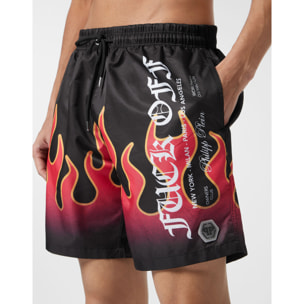 PHILIPP PLEIN Swim Trunks FLAME