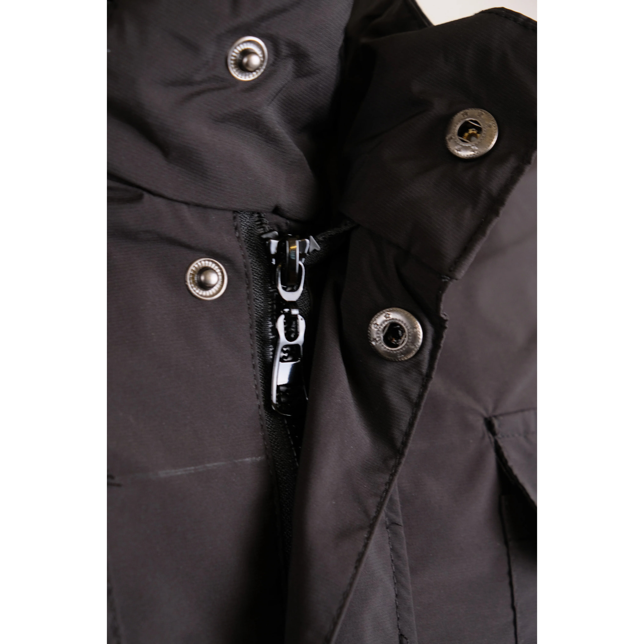Giacca Esercito con zip nera uomo