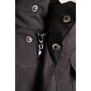 Giacca Esercito con zip nera uomo