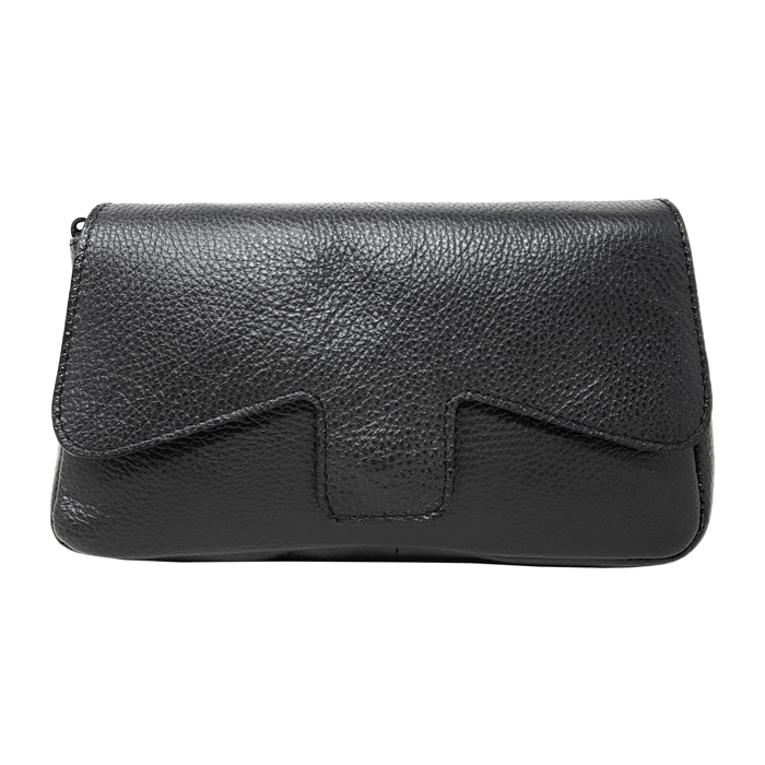 Chicca Borse Tracollina Donna in Pelle Nero