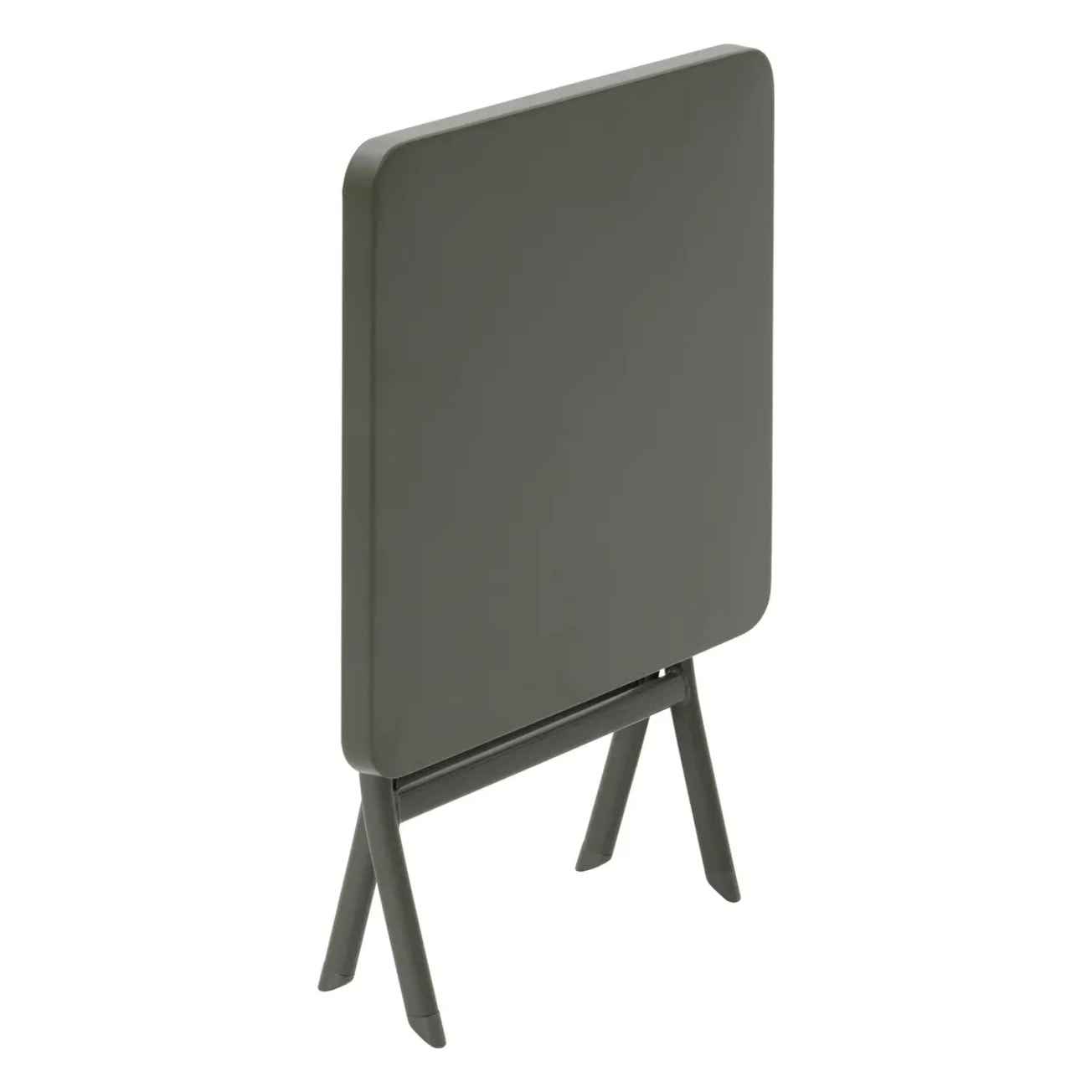 Table d'appoint de jardin carrée "Greensboro" café 40 x 40cm en acier