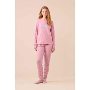 Pigiama donna caldo cotone articolo Koala. Noidinotte